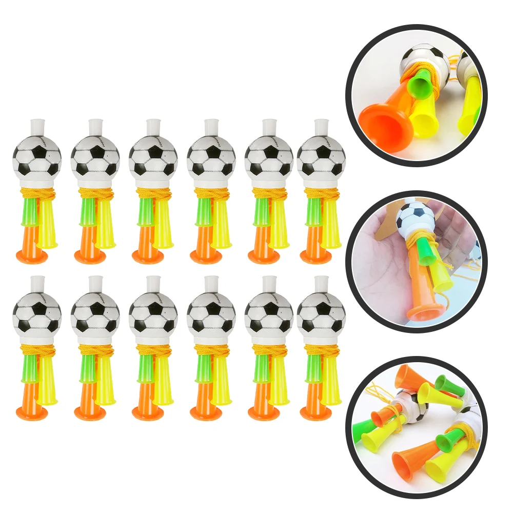 12 Pcs Whistle Carnival Trumpets Musical Noise Makers Holiday Party Plastic Whistles Child