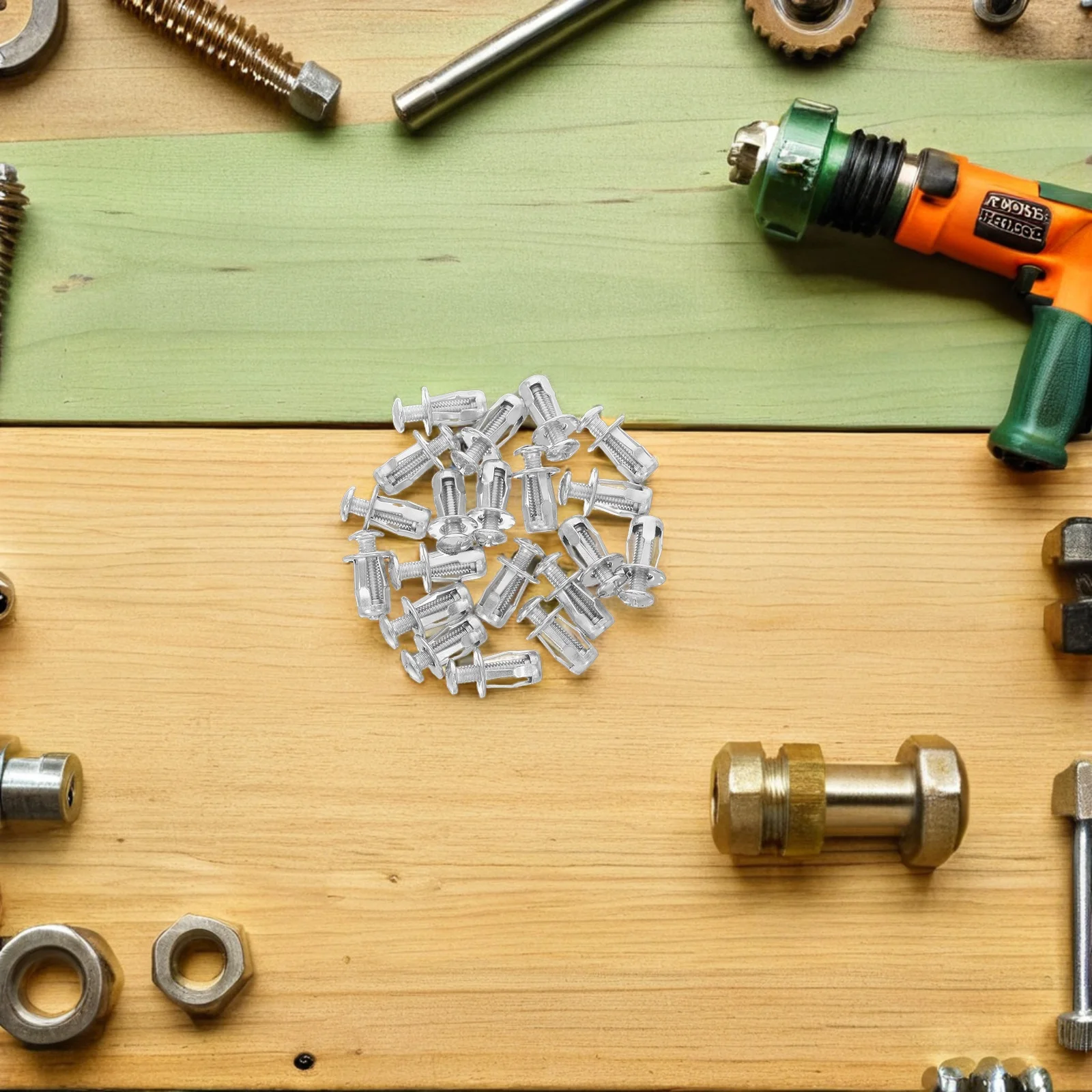 

80pcs Expansion Screw Bolts M4X20 M4X25 M5X25 M6X25 Carbon Steel Petal Design Concrete Wall Fasteners For Furniture Drywall