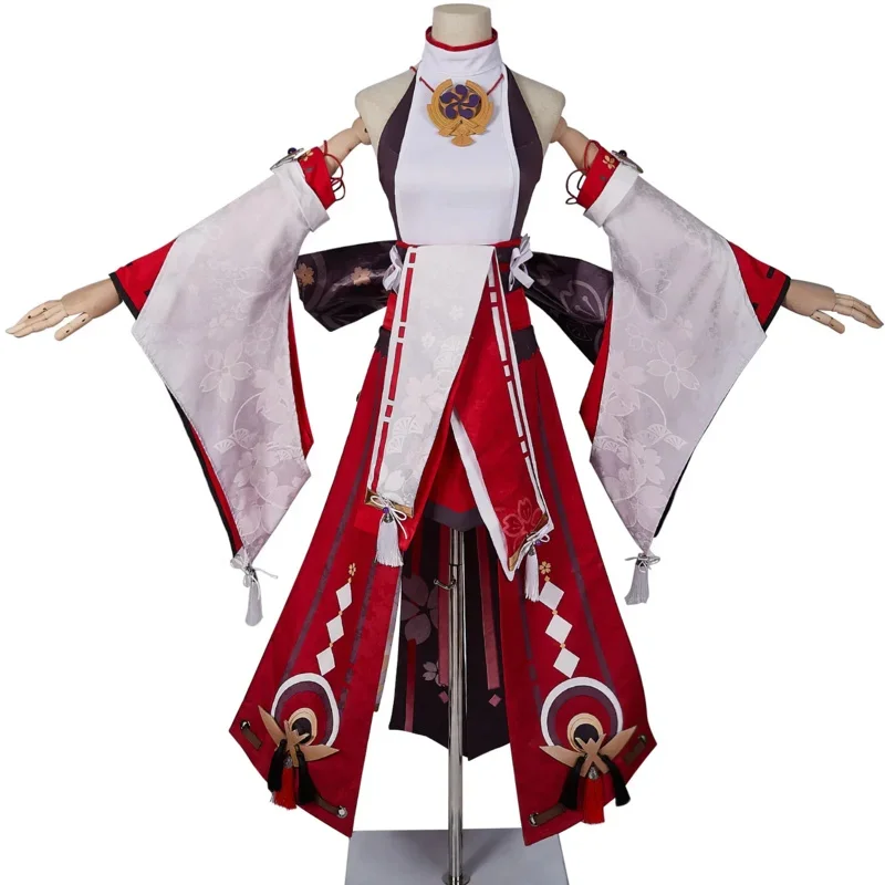 Genshin Impact Yae Miko Guuji Yae Cosplay Costume Anime Halloween Women Games Uniform Dress Outfits Costumes