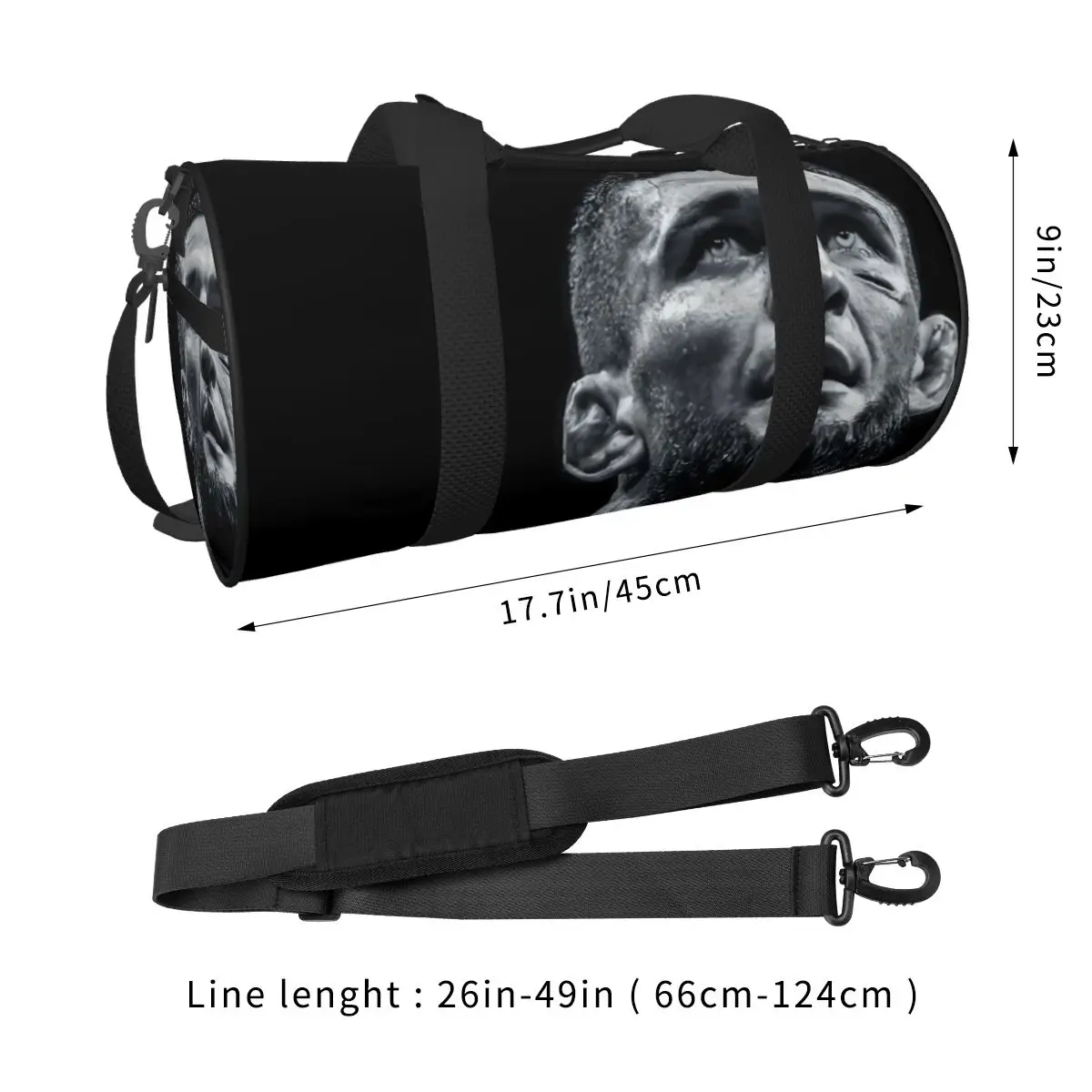 Khabib Nurmagomedov Gym Bag Swimming Sports Bags Men Printed Large Capacity Colorful Fitness Bag Outdoor Handbags