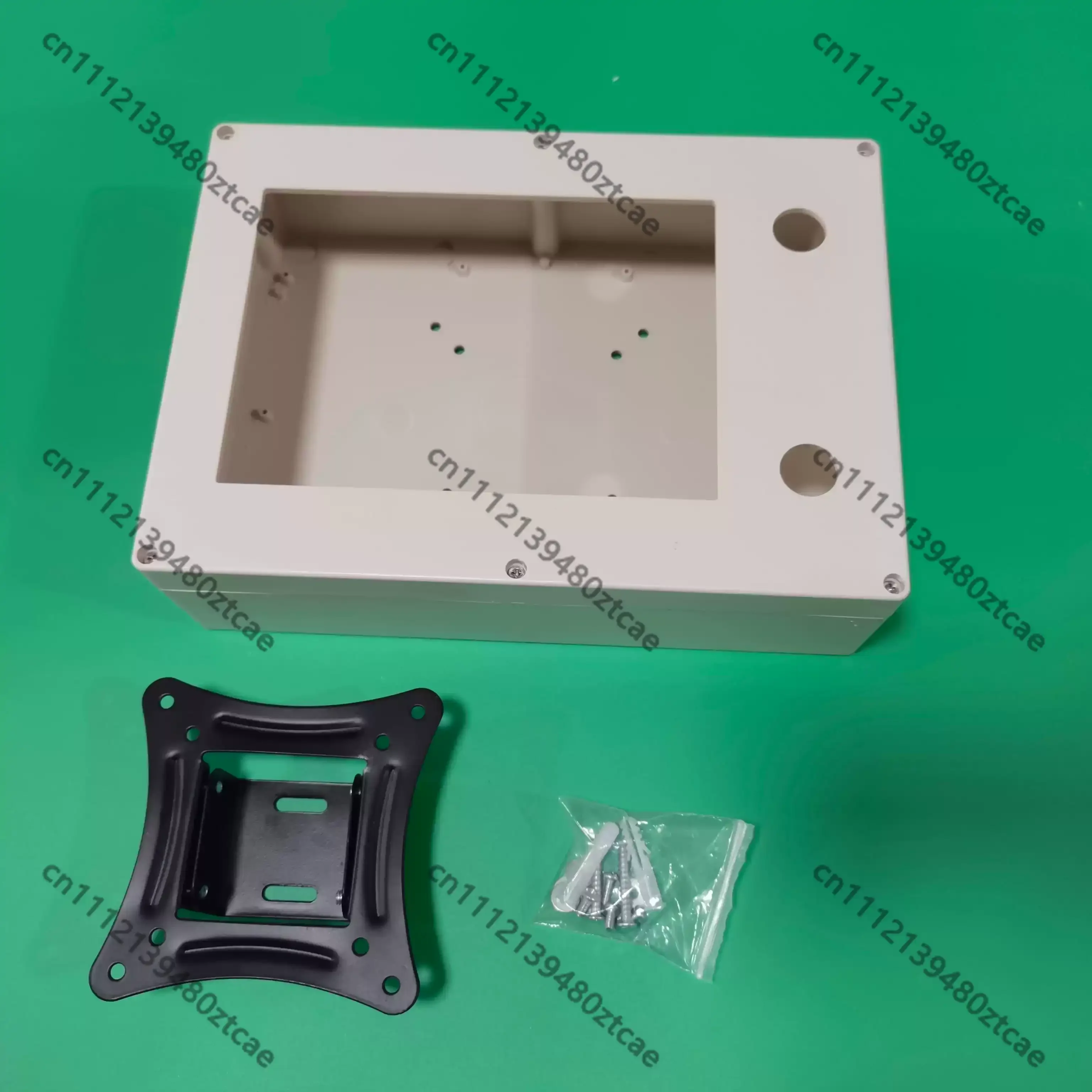7 Inch Touch Screen Enclosure With Bracket Perforated Plate PLC Learning Training Control Box
