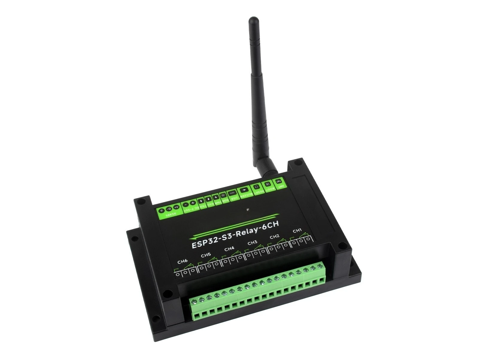 For  Industrial 6-Channel ESP32-S3 WiFi Relay Module, WiFi/Bluetooth /RS485