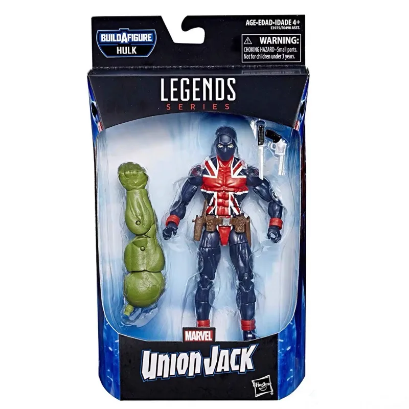 Hasbro 오리지널 마블 전설 애니메이션 피규어 Loki Rock Python Union Jack 액션 피규어 소년 소녀 어린이 선물 용품