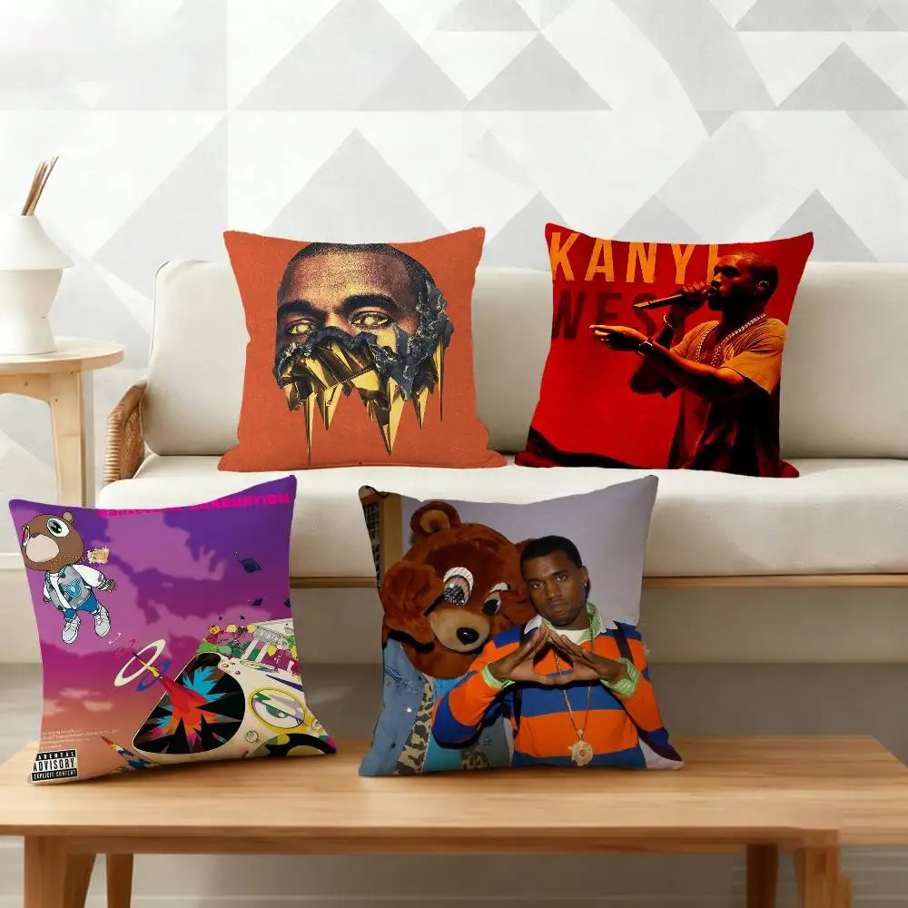 

Kanye West YE Funny Pillow Case Pattern Printed Pillowcase For Living Room Sofa Cushion Cover
