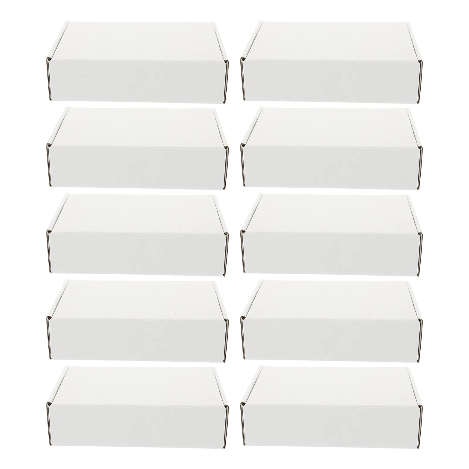 20 Pcs Express Packaging Box Boxes for Mailing Gift Cardboard Packing White Business Shipping