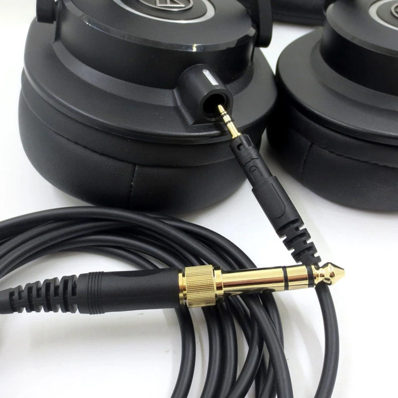 Headset Cable Cord Wire for ATH M50X M40X Headphone Replacement PVC Wires 300cm/120cm/140cm Length