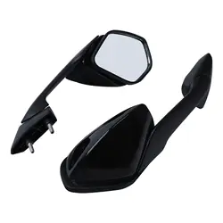 Motorcycle Left & Right Side Rear View Mirrors For SUZUKI HAYABUSA 1300 GSX1300R 2022 2023 2024 Black