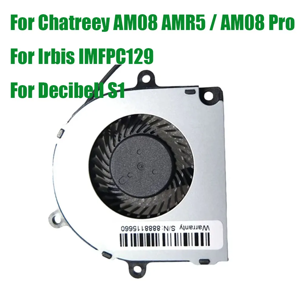

For Chatreey AM08 AMR5 / AM08 Pro For Irbis IMFPC129 For Decibell S1 DC5V 0.30A Replacement MINI PC CPU Fan