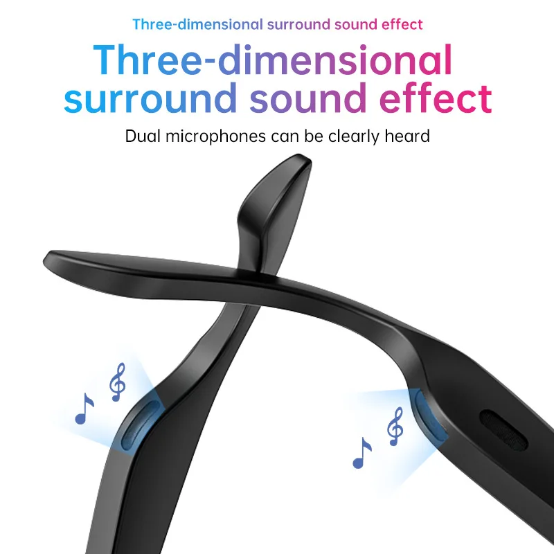 Smart Motorcycle Sunglasses AI Translation Bluetooth Conversation Listening To Music AI Glasses for Men Women 3