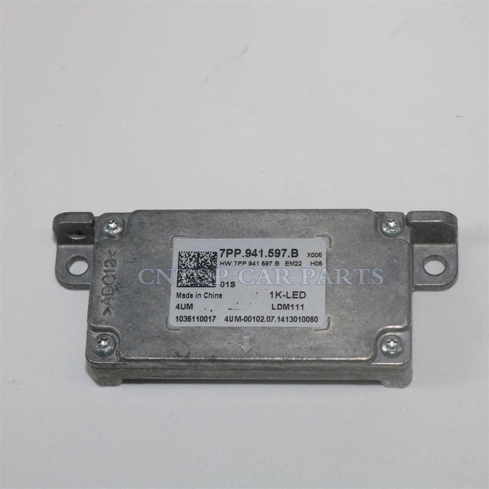 

7PP941597B 7PP-941-597-B 7PP.941.597.B Модуль управления балластом светодиодных фар для Porsche Panamera 911 Boxster 718 Cayman Macan