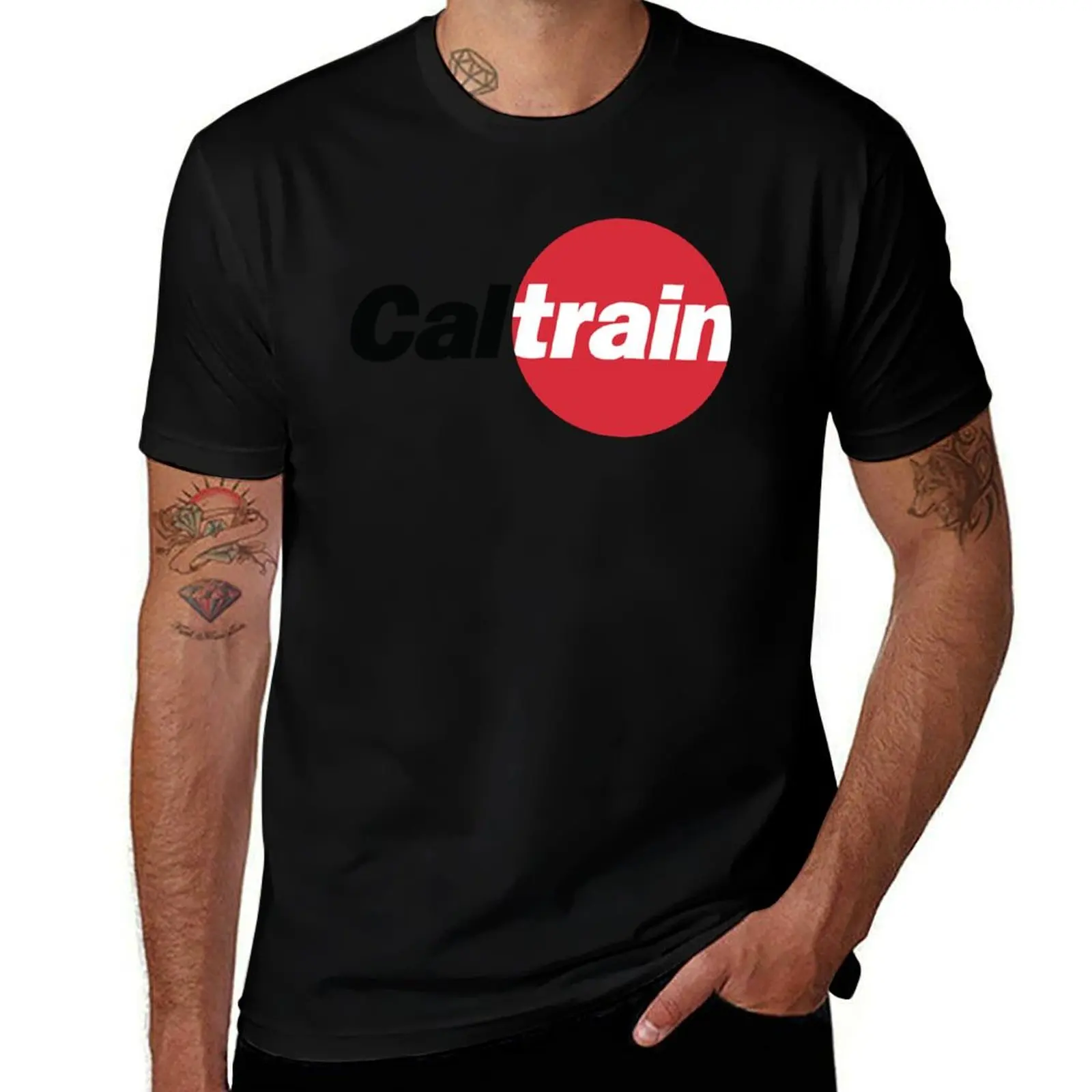 

Caltrain Logo For Fans T-Shirt men t shirt cotton 100% t shirts for man pack cotton T-shirt