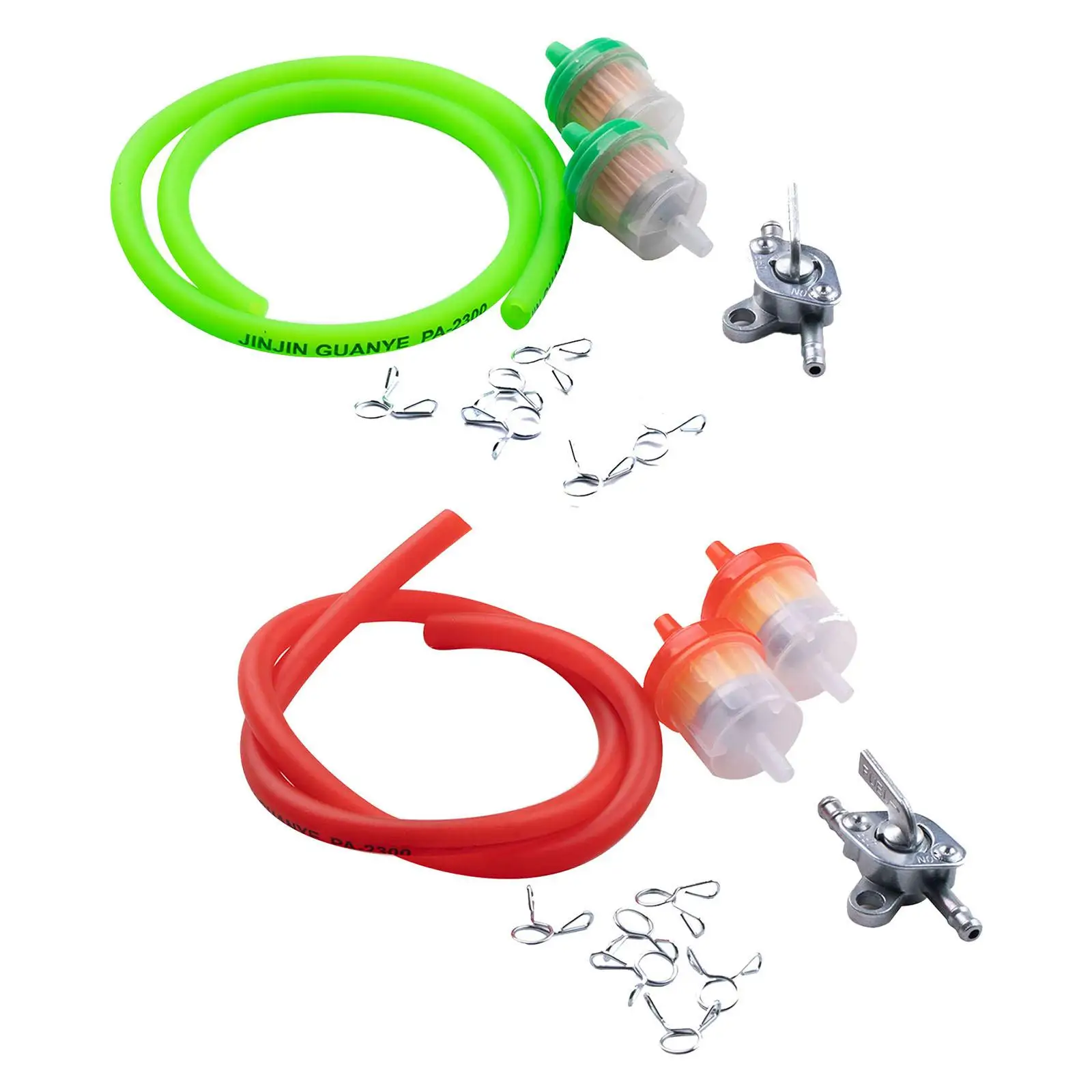 

Gas Fuel Line Hose Clamps Sturdy Gas Inline Filter for 50cc-150cc