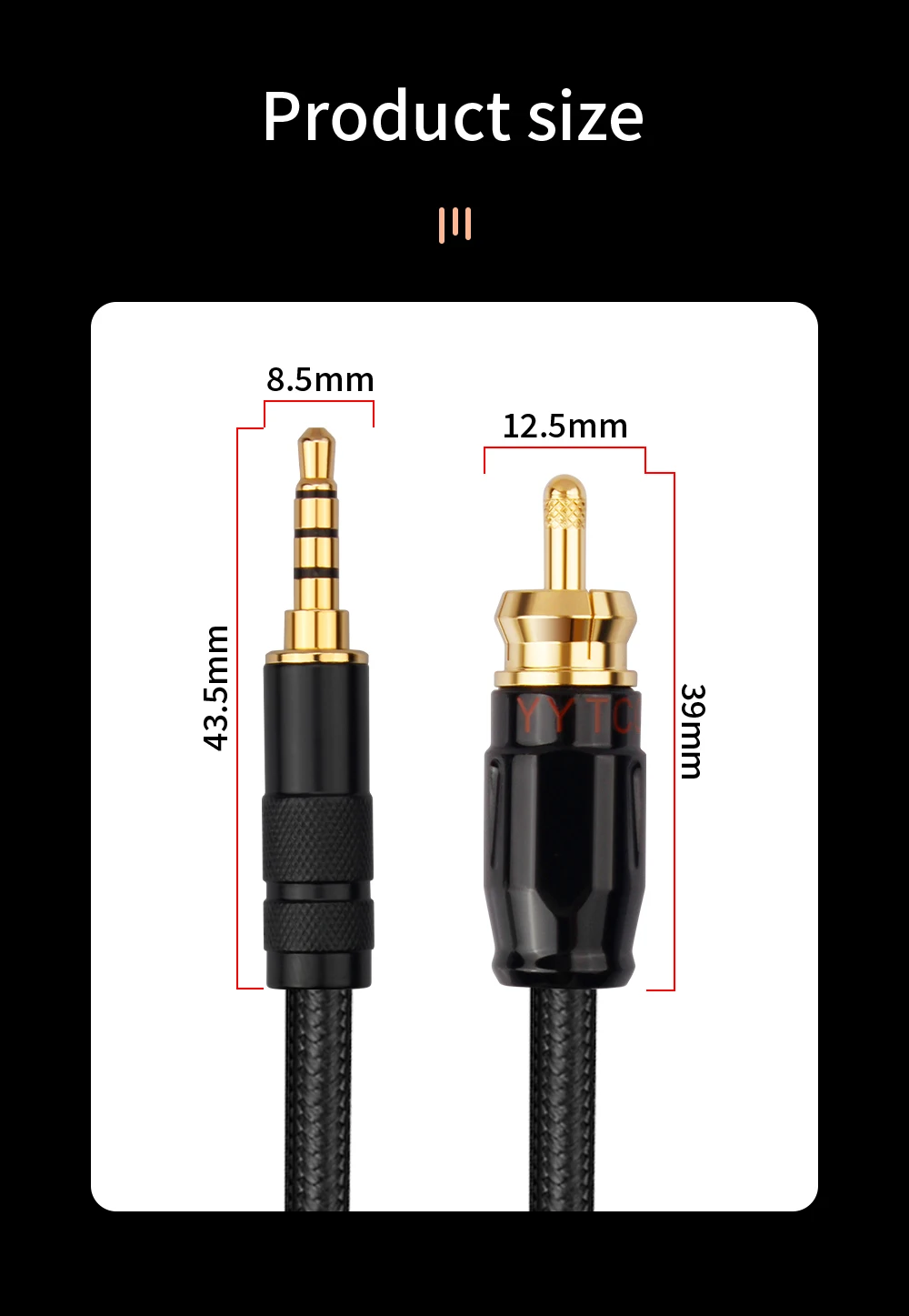 SPDIF Koaxialkabel HIFI 3,5mm 4-Pole Zu RCA SPDIF Koaxial Digital Audio Kabel HiFi Heimkino für Verstärker decoder XiaoMi – Detail 10