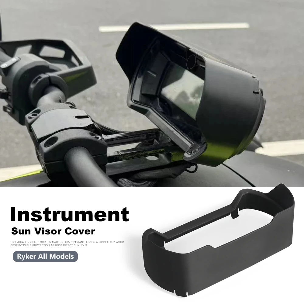 

UTV For Can-Am Ryker 600 Can Am 900 ACE Rally Sport 2019-2025 Instrument Sun Visor Guard Anti-Glare Cover Instrument Dashboard