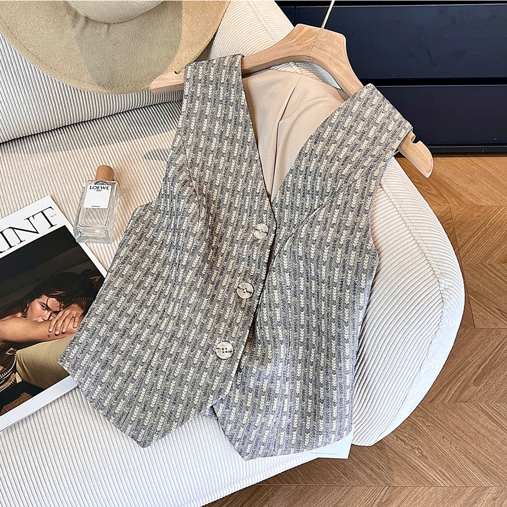 Faionable الراقية الرجعية منقوشة سترة Jaet الرجال النساء الخريف الراقية الشعور أناقة ملابس خارجية طبقات Svel أعلى #1