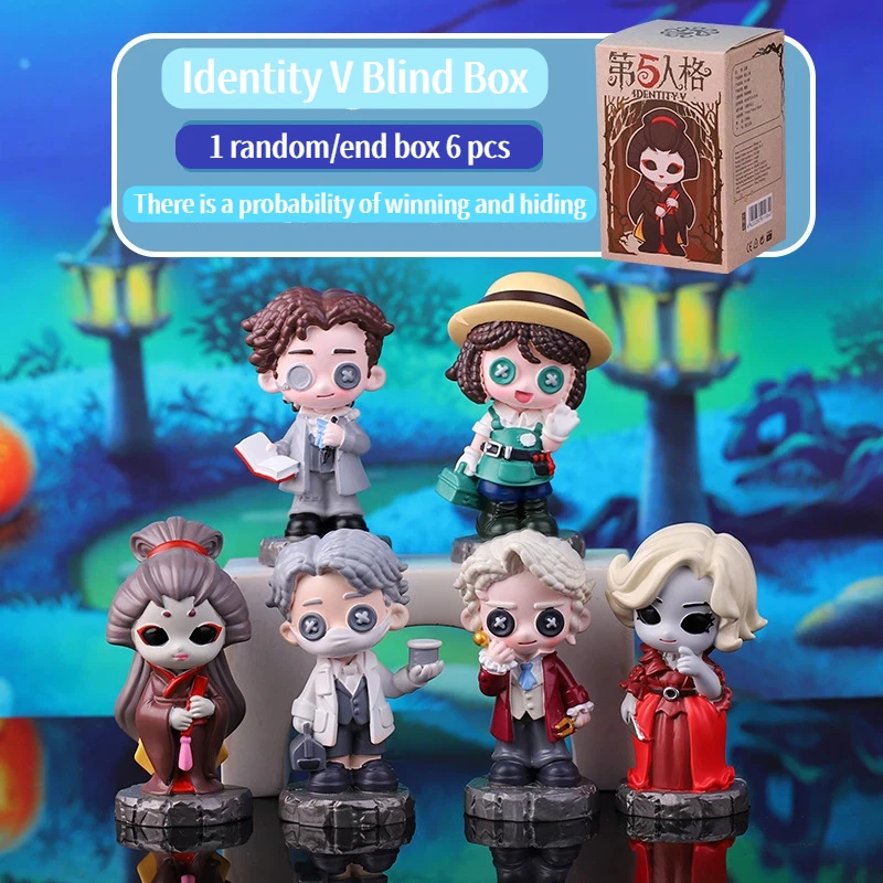 

New Identity V Series Trendy Blind Box Cute Figures Cartoon Game Peripheral High-Value Dolls Desktop Ornaments Holiday Gifts