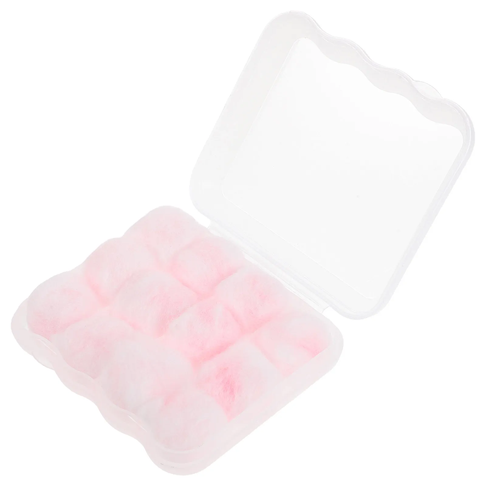 12Pcs Noise Reduction Earplugs Soft Moldable Pink Wax Cotton Comfortable Sleep Ear Plugs for Adults Travel Swimming Shower