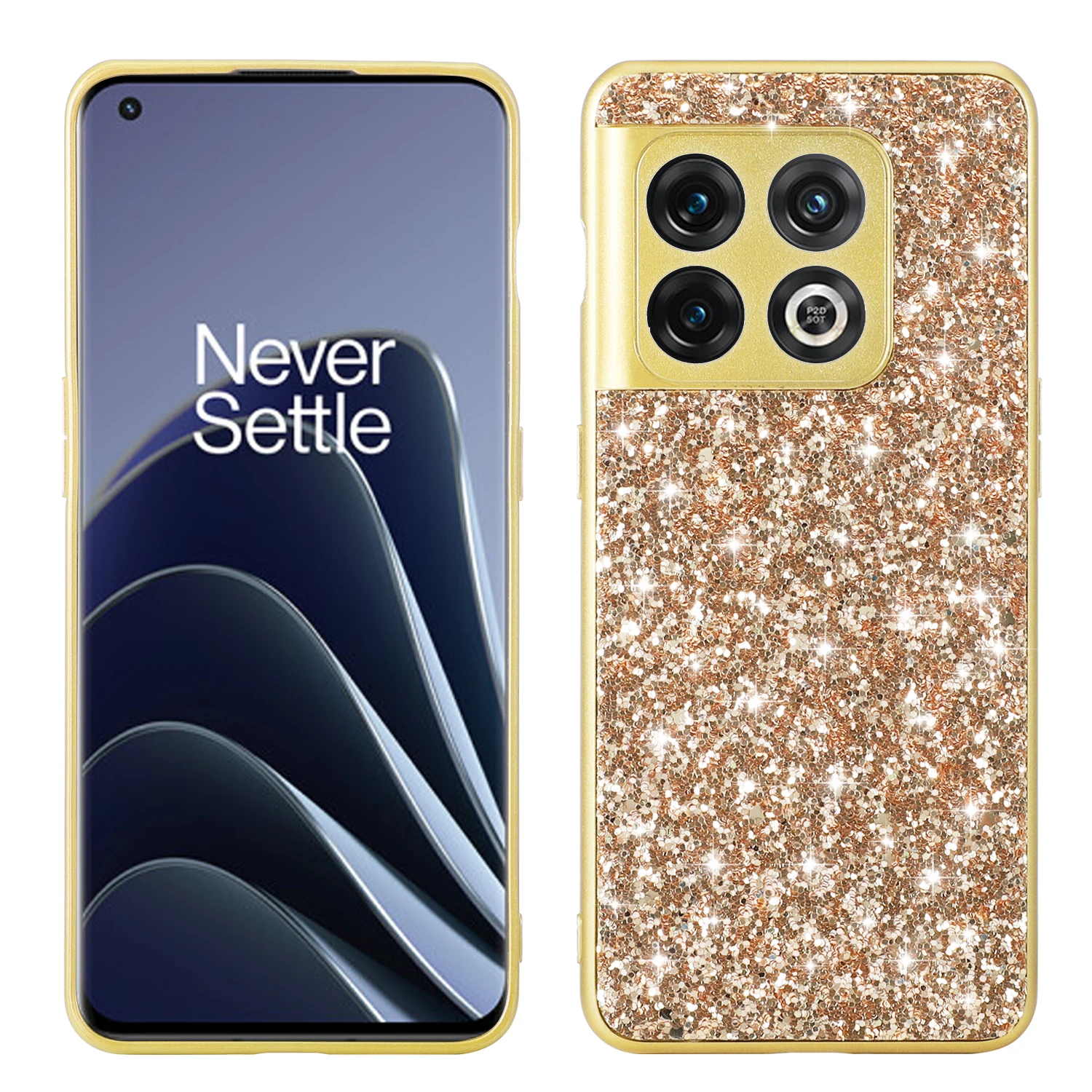 

Bling Glitter Sequins Slim Phone Case For OnePlus 11 10T ace 8 9 Pro 8T Nord CE3 Paillette Bling Twinkle Shiny Powder Slim Cover