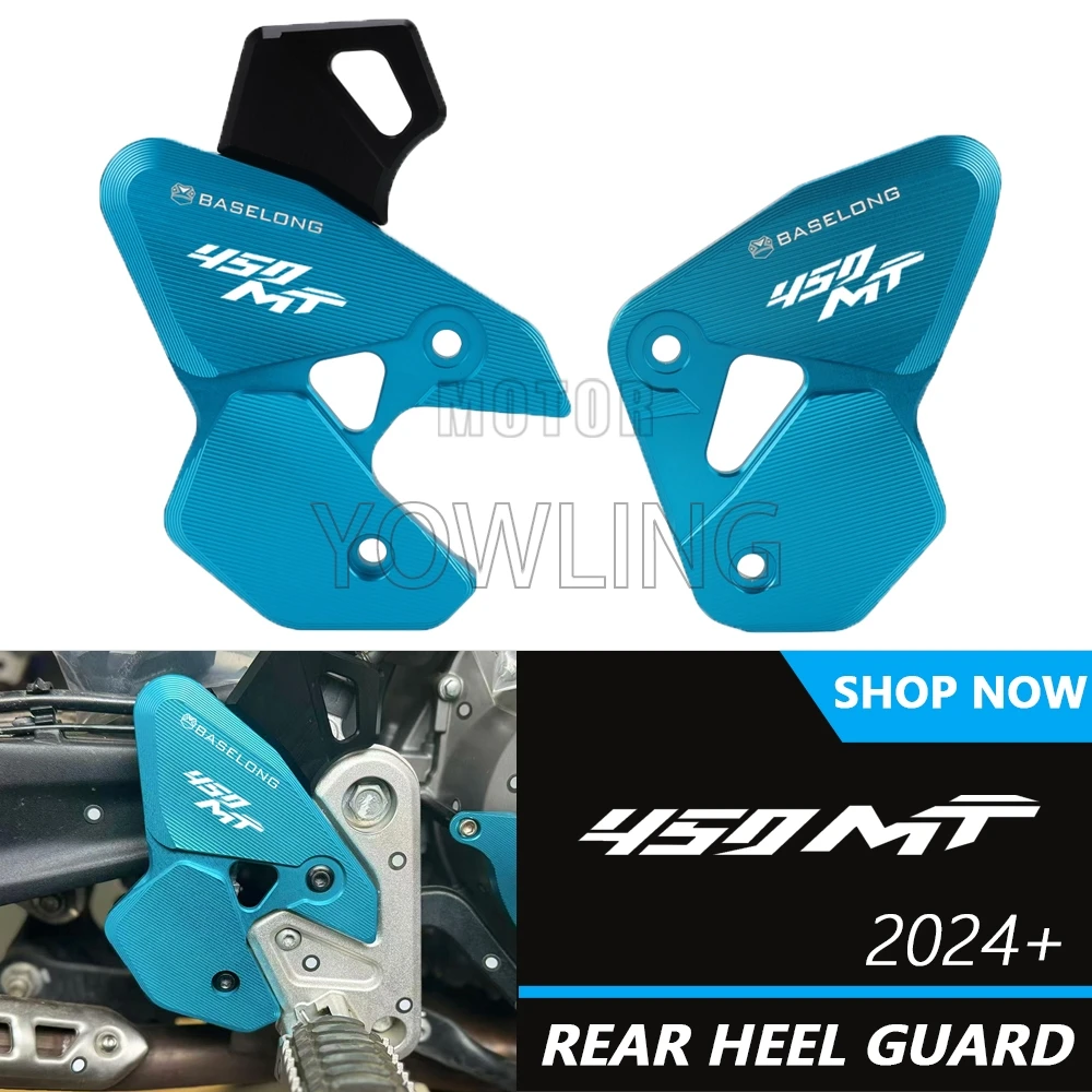 Motorcycle Foot Peg Rest Protector Rear Heel Guard For CFMOTO 450MT 450 MT Ibex 450 800 NK 2025 2026 Accessories 800NK 2023 2024