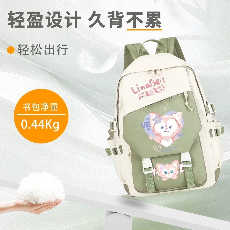 Ms. Lingnabai's Tourist Backpack, Youth School Bag, Large Capacity Lightweight Backpack, Free Shipping