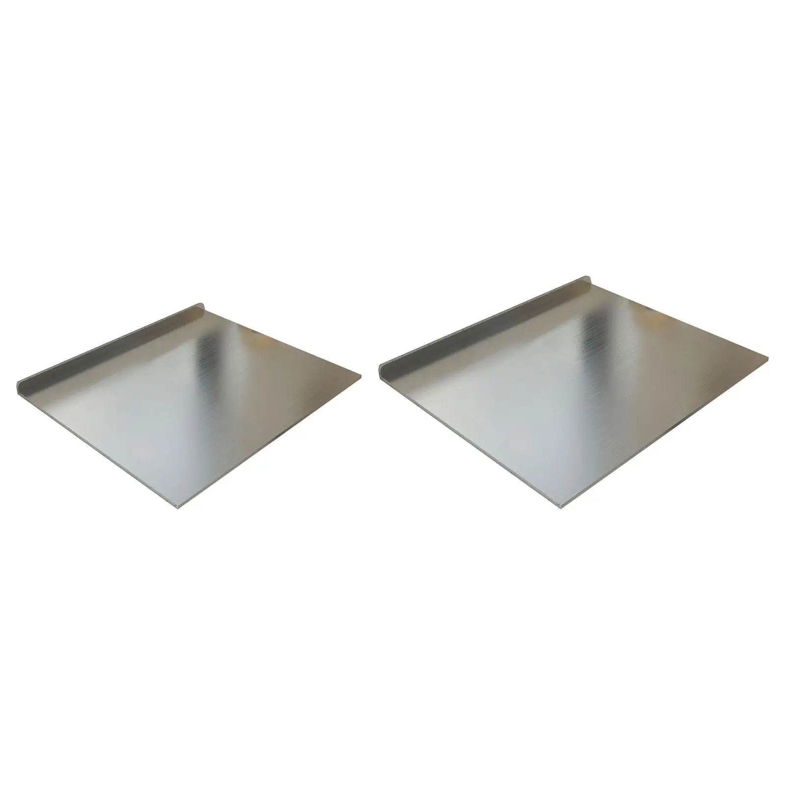 Durable Large Stainless Steel Chopping Board Smooth Surface Cutting Board for Kitchen Baking Meat Vegetable Prep