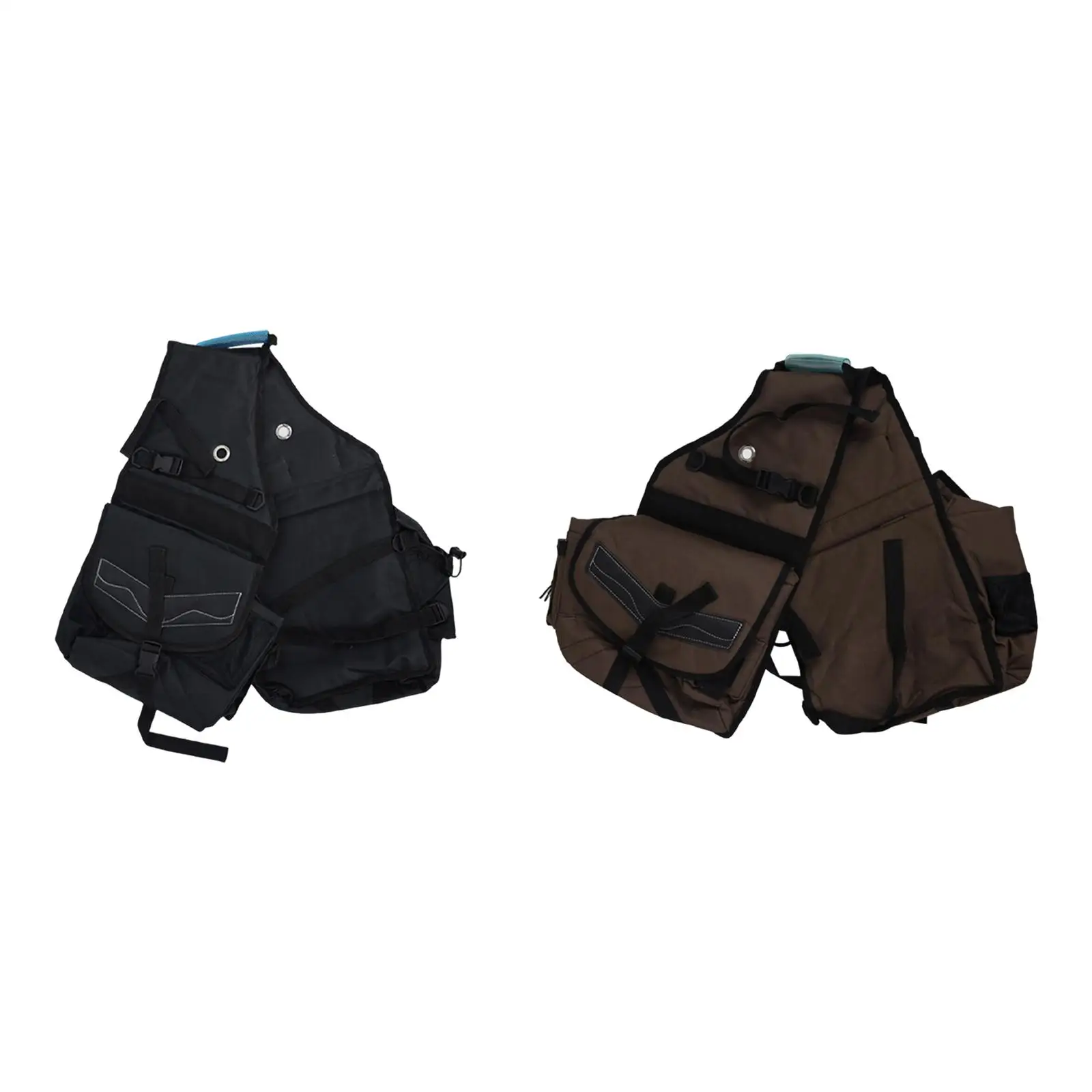 

Canvas Saddle Bag Compact Saddlebag for Horseback Equestrian /Western Sports