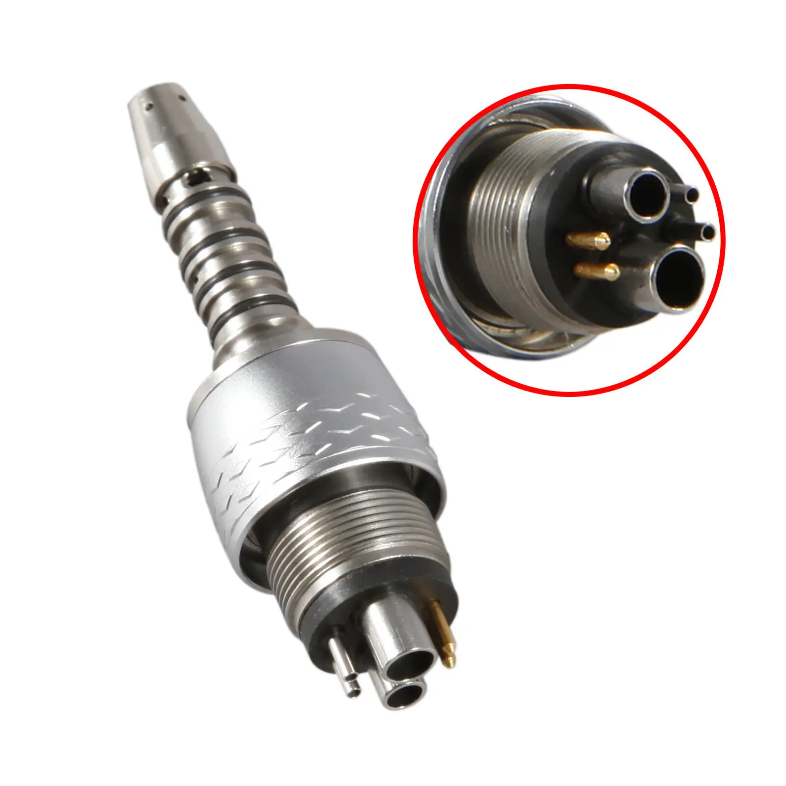 

Быстросъемное соединение Coxo Dental на 6 отверстий для светодиодных волоконно-оптических наконечников и воздушных турбин Yushen