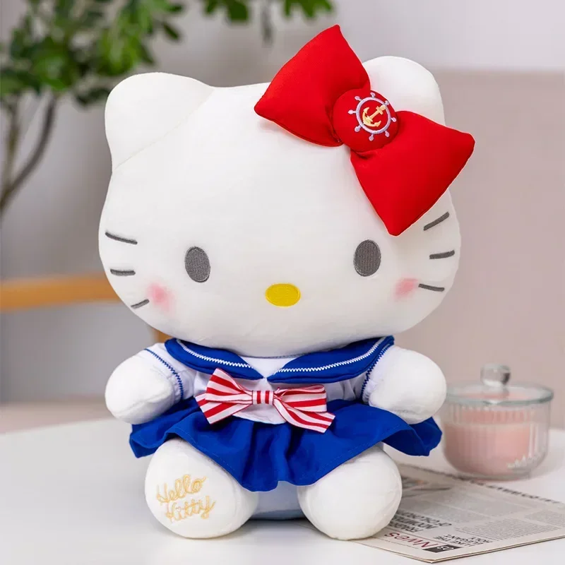 Sanrio Hallo Kitty Plüsch puppen weiches Stofftier Plüsch kissen Baby Komfort Spielzeug Cartoon Dekor Mädchen Kinder Geburtstag Weihnachten Geschenke