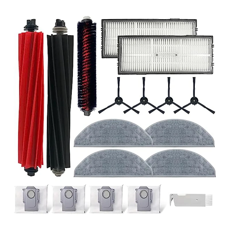 

A43F-Suitable For Roborock Sweeping Robot Accessories S8/S8 +/S8 Pro/G20 Main Brush Side Brush Filter Mesh Wipe Dust Bag