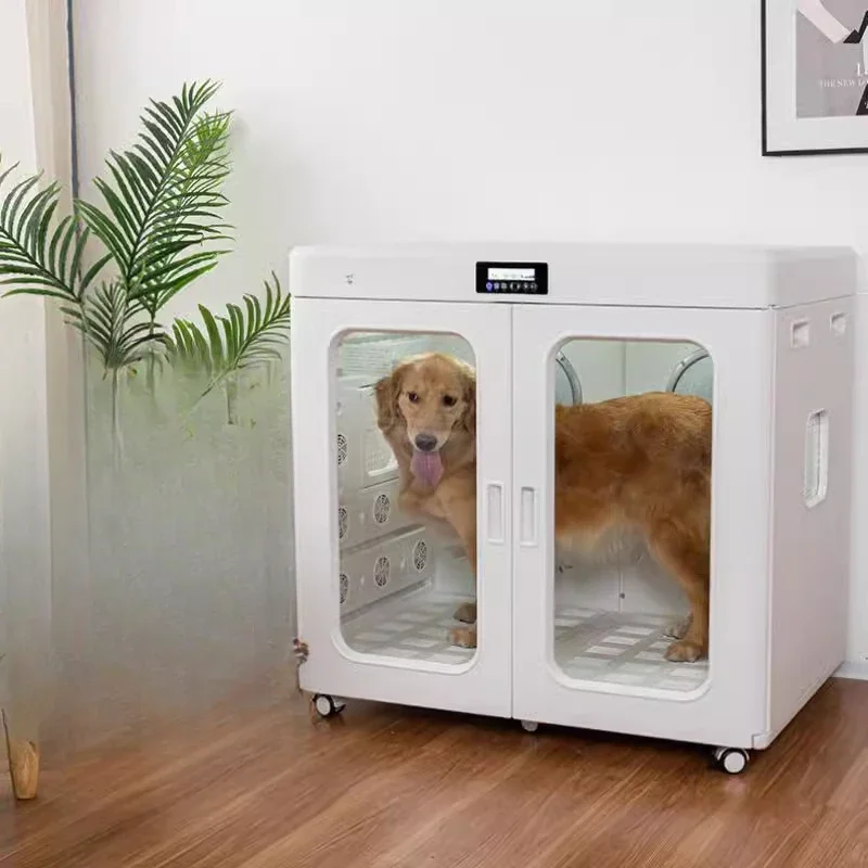 Smart pet drying box, large dog golden retriever dog hair dryer, household cat bath air drying box