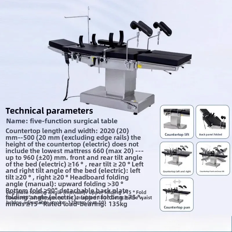 Medizinischer Multifunktions-Operationstisch für elektrische Operationssaal