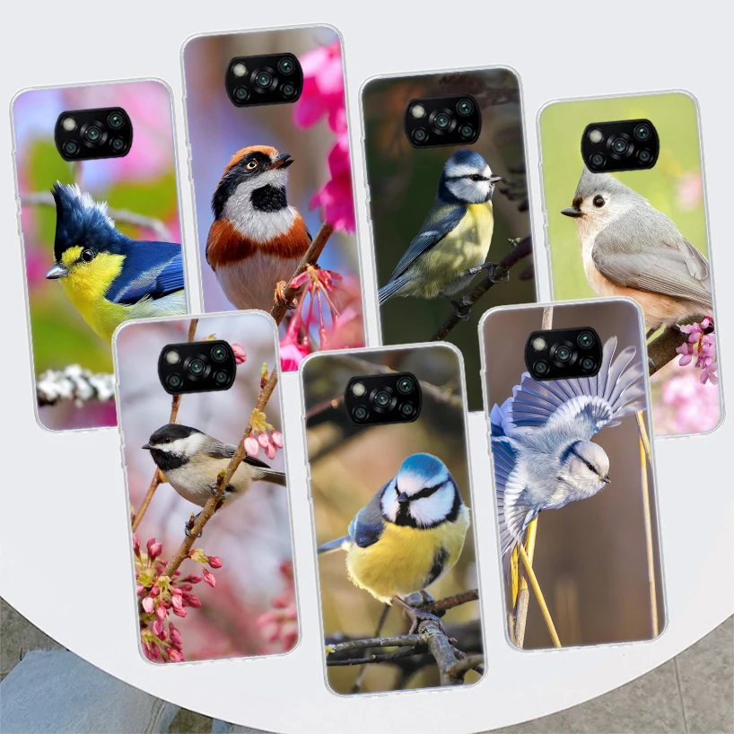 Magpie bird Phone Case For Xiaomi Mi 11 Lite 11i 12X 12 9 8 12T 11T 10T 9T Pro 10 5X 6X Ultra 5G Cover Coque Capa