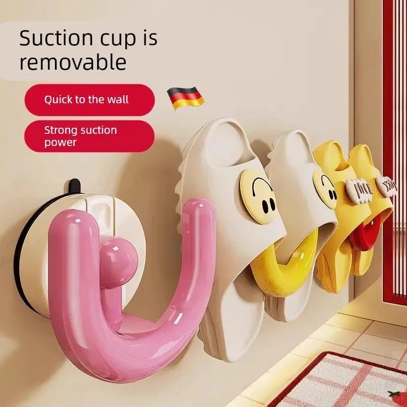bathroom-suction-cup-shoe-rack-drainage-shelf-wall-mounted-shoe-storage-holder-new-design-no-drilling-required-durable-material