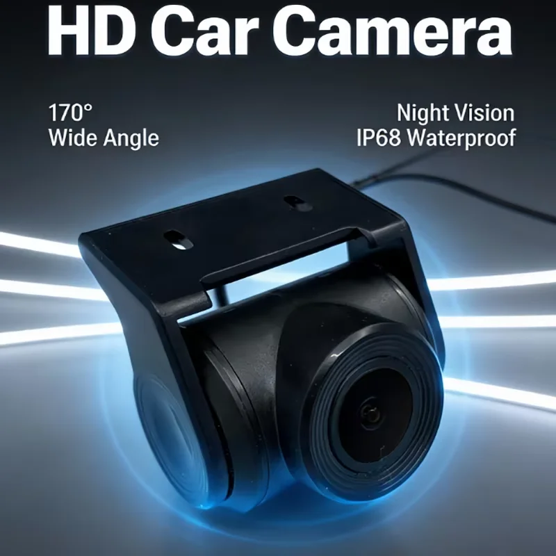 1080P AHD Rear Camera 4 Pin 2.5mm Jack Reverse Image Cam Only for Dash Cam Carplay Support CVBS CVI TVI Format
