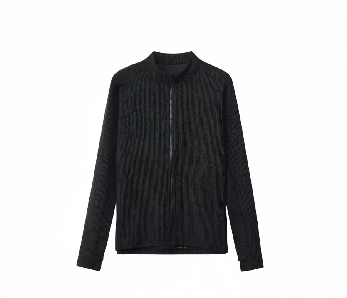 

GDW Quick Dry Breathable Stand Collar Jacket Outerwear Loose Fit Youth Autumn Winter Long Sleeve Zipper Closure Color