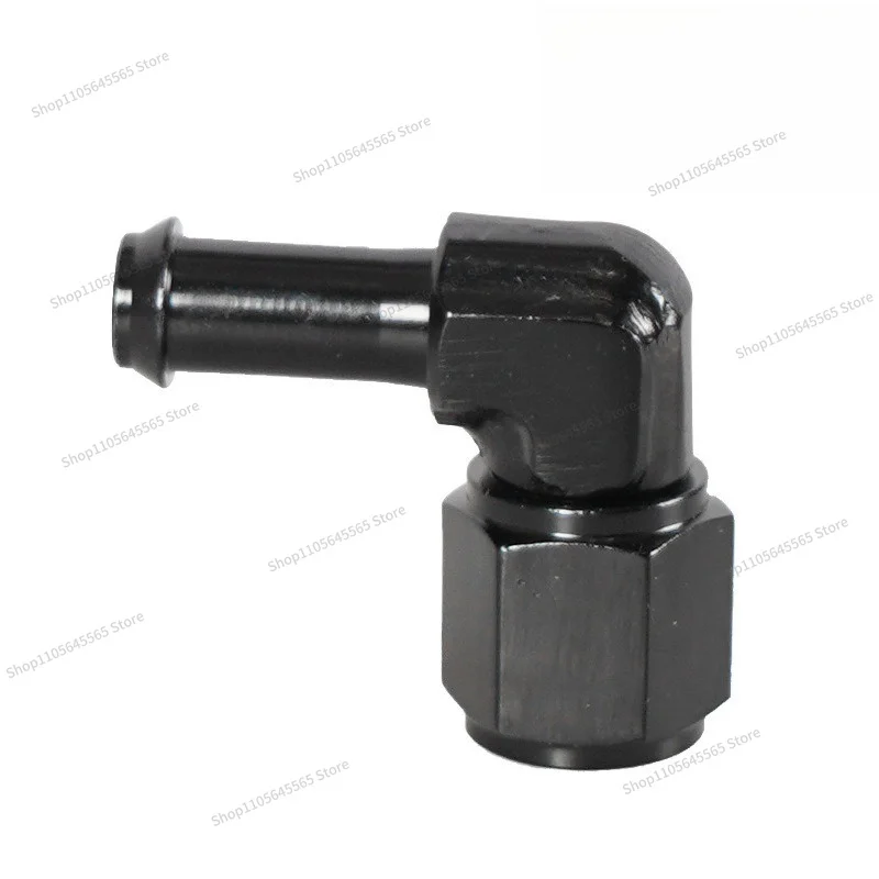 For Automobile Modification AN6 Internal Thread 90 Degree Oil-cooled Joint, Upside-down Joint Aluminum Alloy