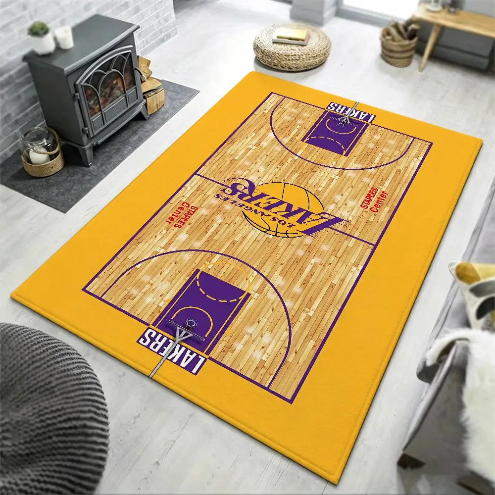 Sports BASKETBALL Field Floor Mats Home Laundry Rug Carpet For Living Room Decor Lounge Area Anti-slip Foot Mat Entrance Doormat