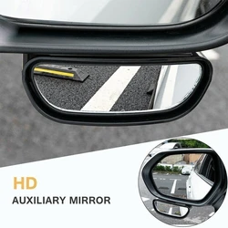 Car Mirror 360 Degree Adjustable Wide Angle Side Rear Mirrors Blind Spot Snap Way For Parking Auxiliary Rear View Mirror