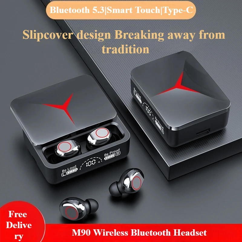 

Original TWS M90 Wireless Headphones Gaming Earphone Bluetooth 5.3 Earphone Sport Earbuds Music Headsets For iphone Xiaomi