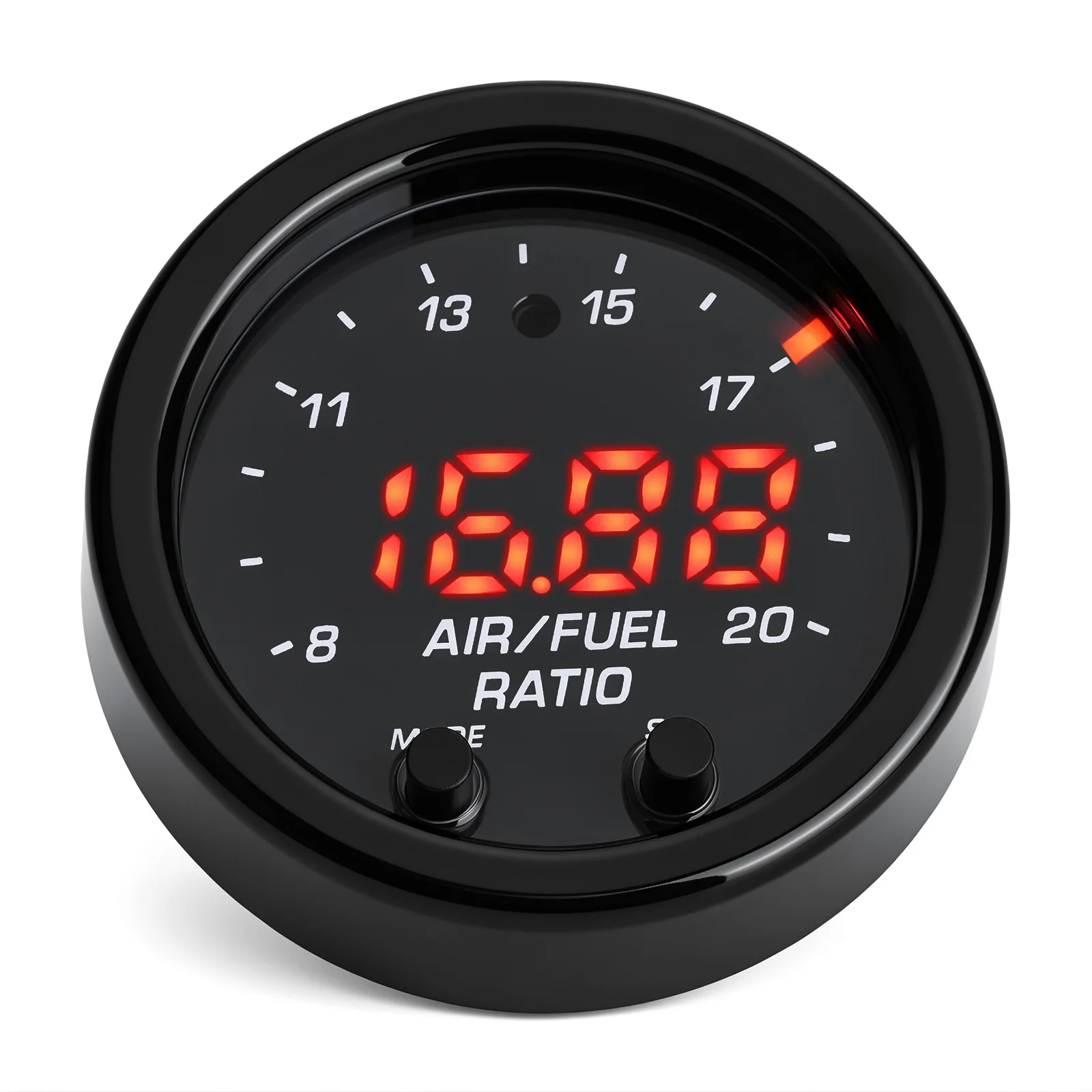 Car O2 Air Fuel Ratio Gauge With Oxygen Sensor Meter Set AFR Controller Meter For 30-0300 X-Series AFR Wideband LSU 4.9 Lambda