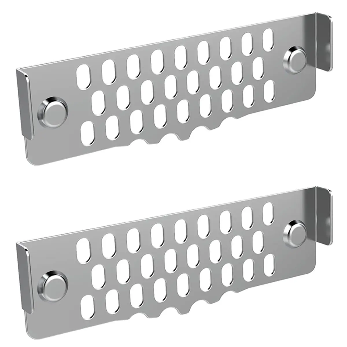 M10K 2pcs for Griddle Grease Gate Blocker - Magnetic, Stainless Steel, Heat-, Rust-Proof