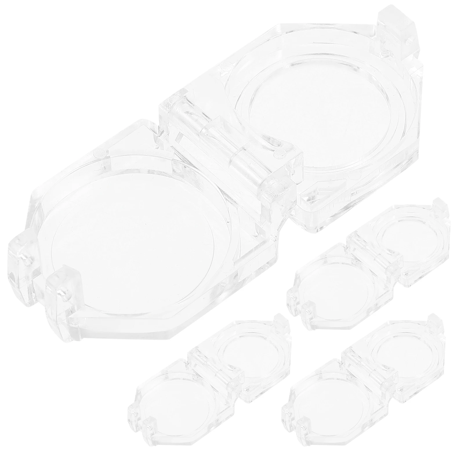 

4pcs Emergency Stop Button Cover Pc Push Button Guard Dustproof Transparent Switch Cover Safety Protector Car Start Stop
