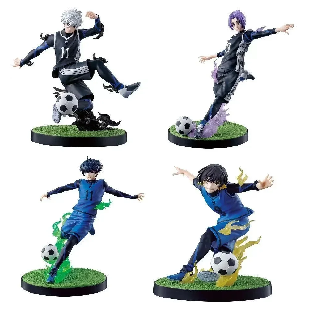Figuras de Anime con cerradura azul, muñeca Isagi Yoichi Nagi Seishiro Bachira Meguru Mikage Reo, modelo de figura de acción, juguetes para niños, regalo