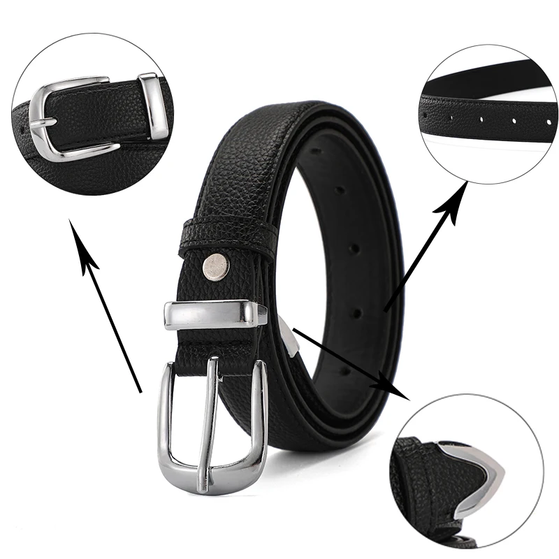 New Women Leather Belts High Quality Fashion Best Matching Dress Jeans Belts for Lady Women\'s Dress Luxury Designer Brand LB2146