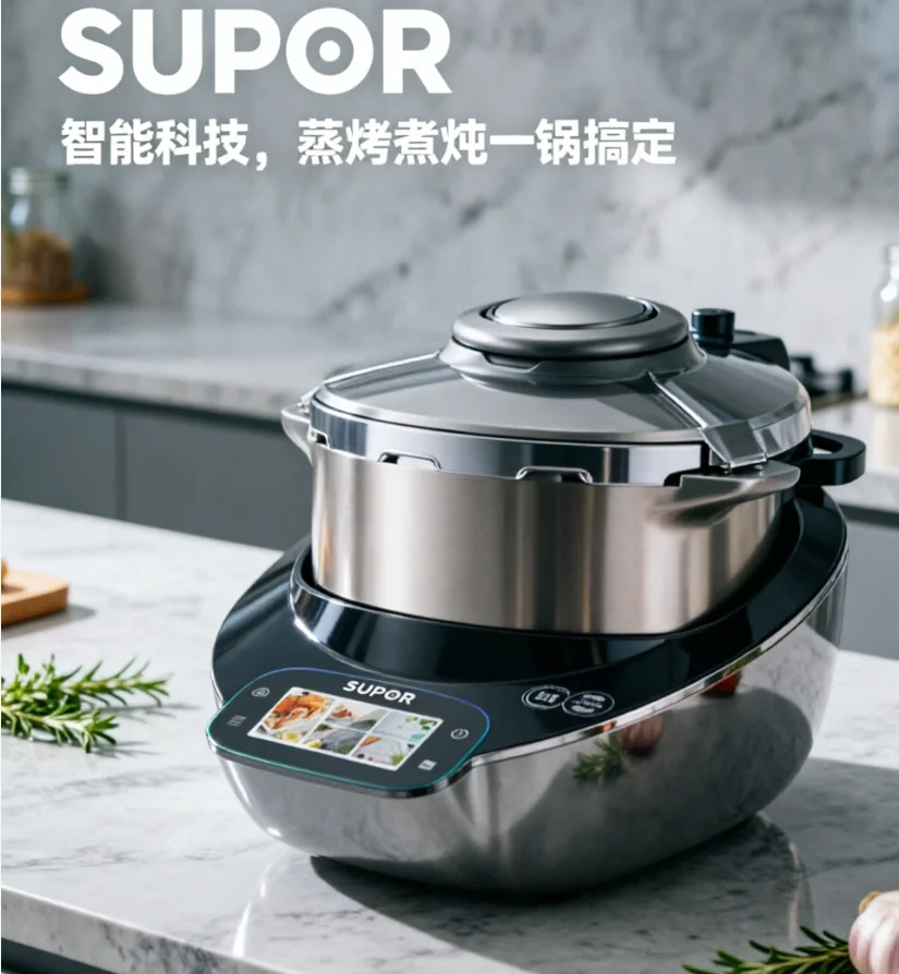 

Автоматический многофункциональный кухонный робот Supor Little C Chef Machine 220В большой емкости для дома HCD1