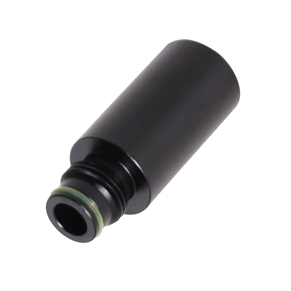 70mm CNC Machined Aluminum G1/2-14 Adapter with Internal and External BSPP Threads for Carbon Dioxide and Air Inflation Use