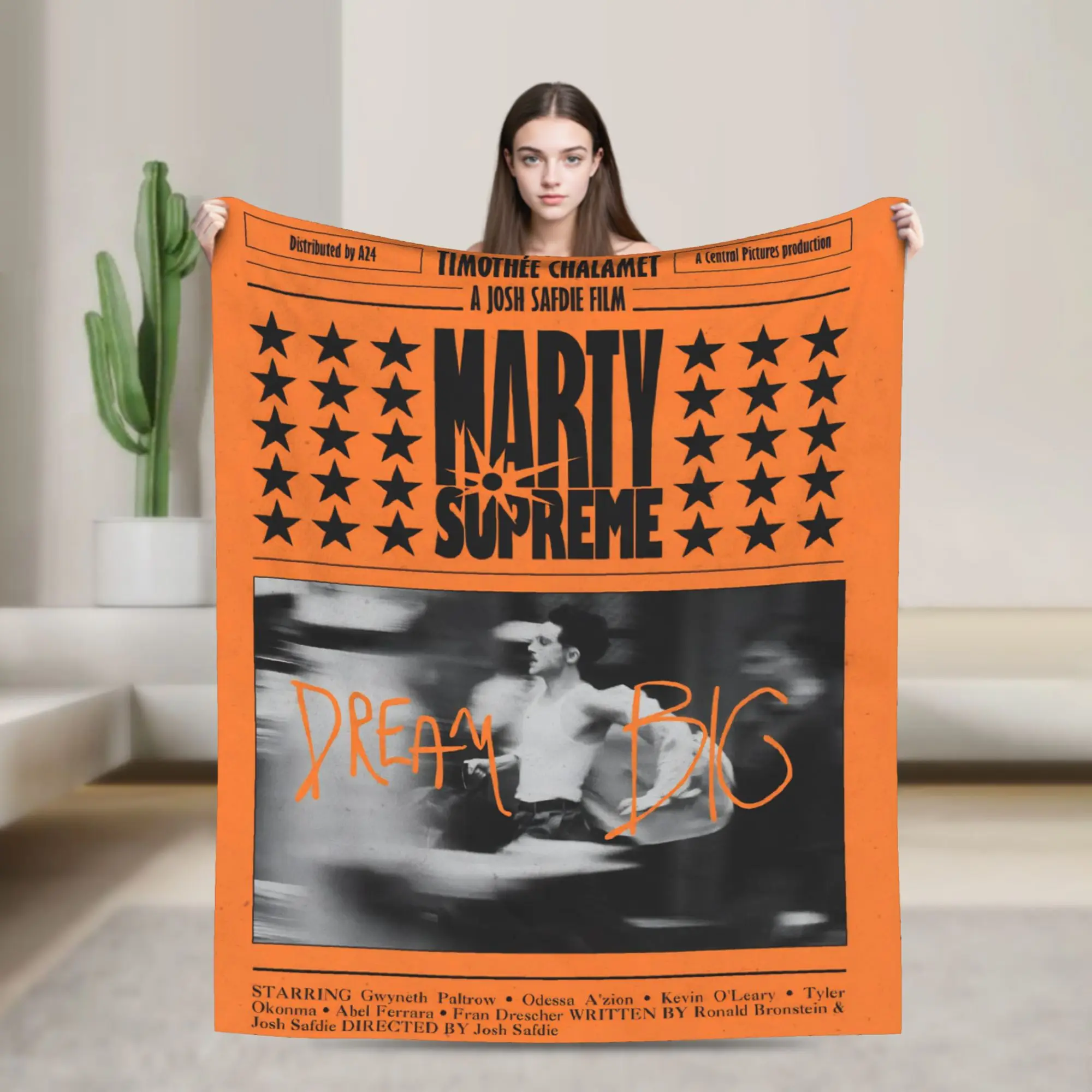 

Marty Supreme Table Tennis Blanket Cover Movie Flannel Throw Blankets Bed Sofa Portable Soft Warm Bedspreads,