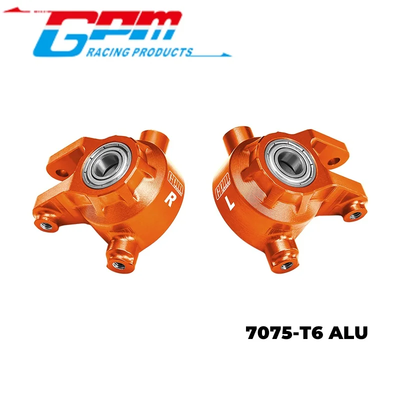 GPM TJ021 7075 BLOCCHI DI Sterzo Anteriore IN LEGGIO CON CUSCINETTO OVERSIZE PER TRAXXAS 1/8 JATO 4X4 VXL / 1/10 BIGFOOT 4X4 / FORD F-150 RA