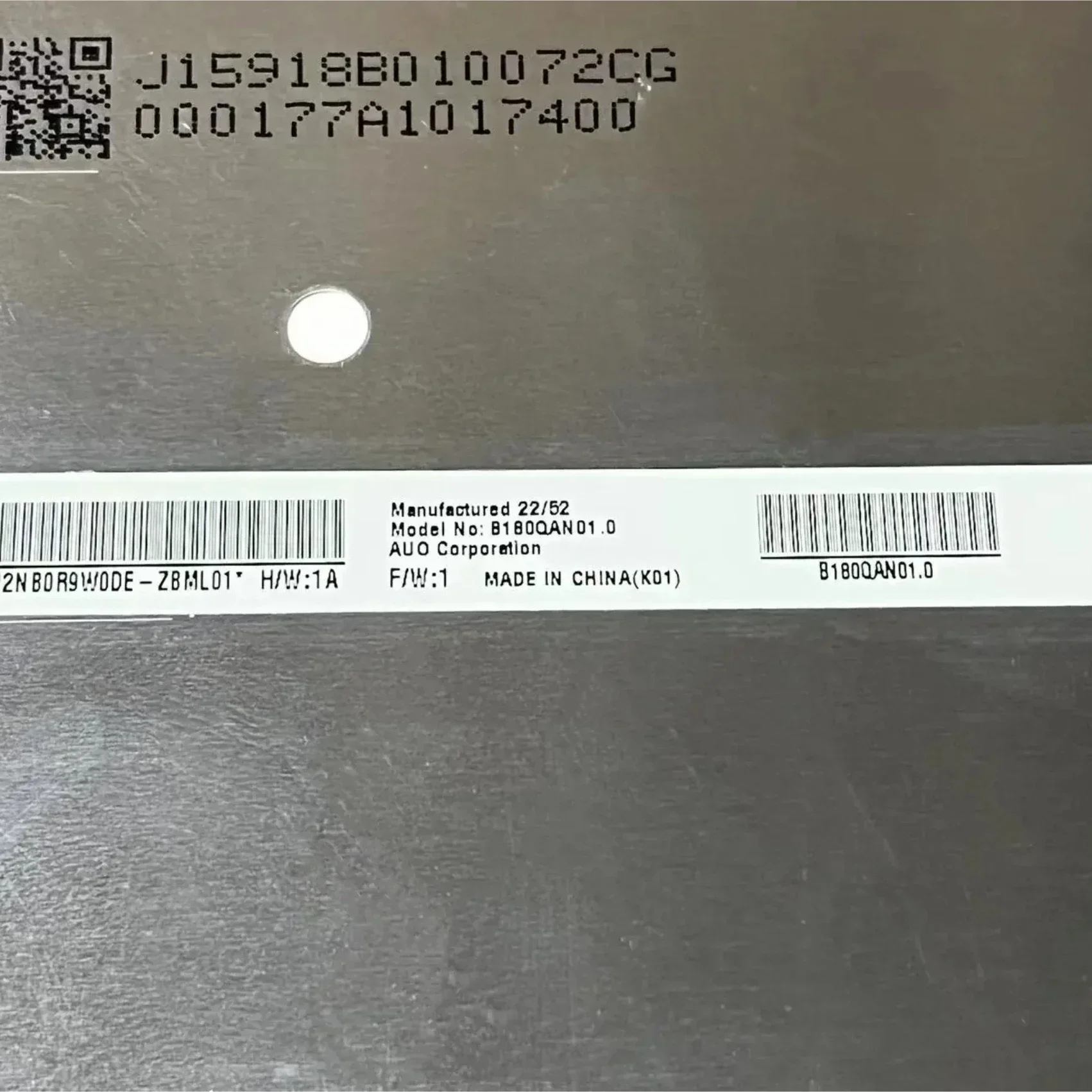 استبدال شاشة LED مصفوفة الكمبيوتر المحمول ، لوحة عرض IPS ، B180QAN01.0 ، NE180QDM-NZ2 ، 2.5K ، 240Hz ، 18.0"