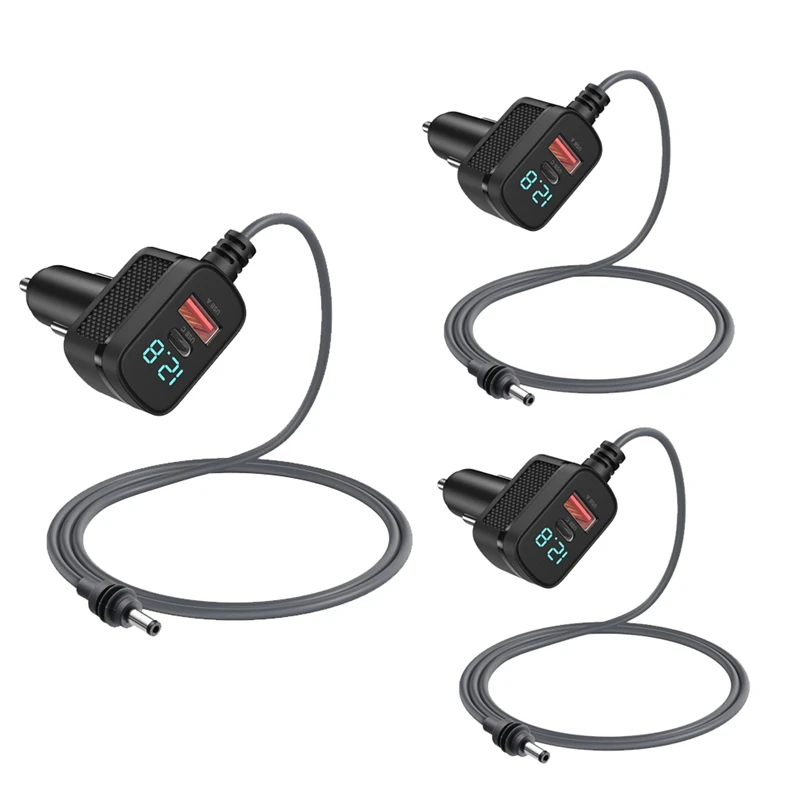 

Новое автомобильное зарядное устройство для мини-кабеля питания Starlink, адаптер 12–48 В с зарядным портом USB C и светодиодным дисплеем вольтметра